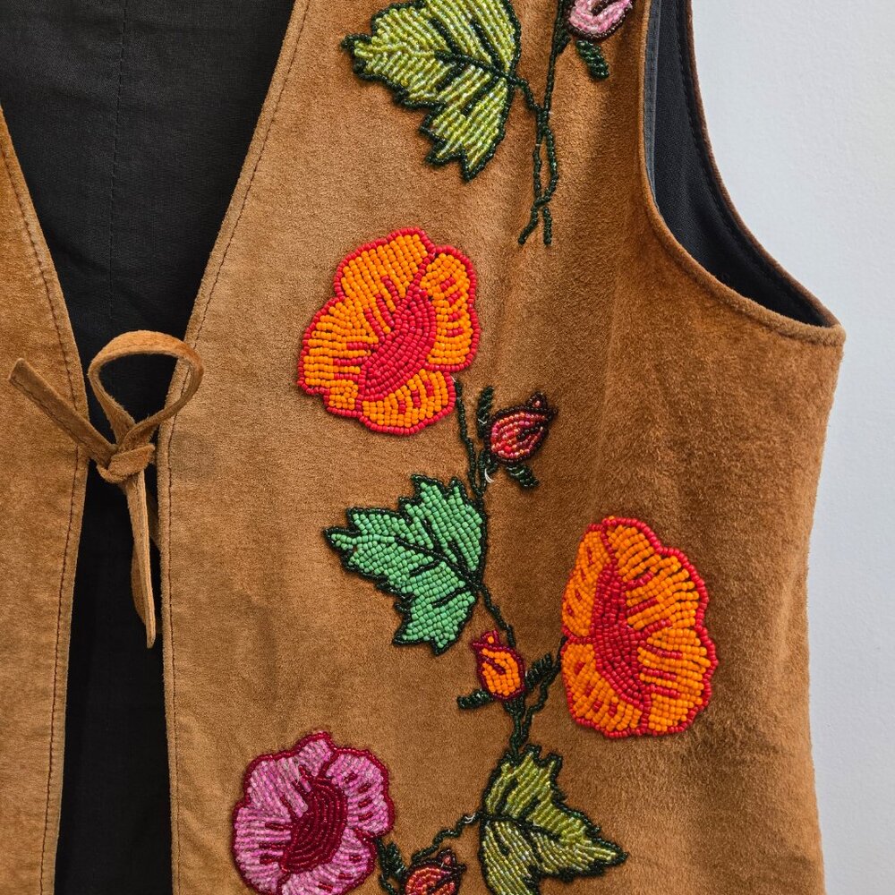 Rare Vintage Tasha Polizzi Beaded Vest - Picture 3 of 6